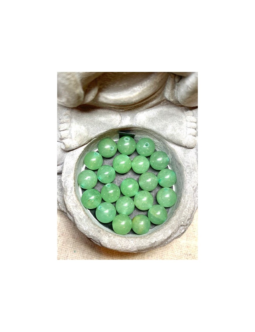 AVENTURINE VERTE Perles à l'unité 8mm