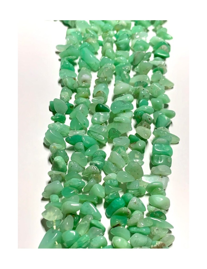 CHRYSOPRASE Chips en fil de 38cm