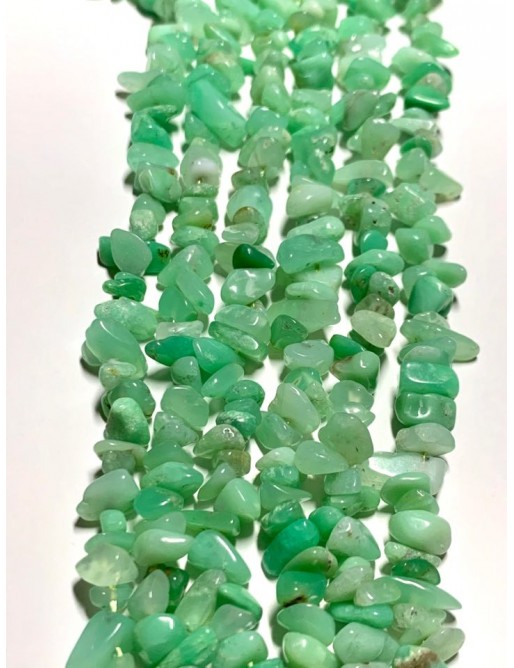 CHRYSOPRASE Chips en fil de 38cm