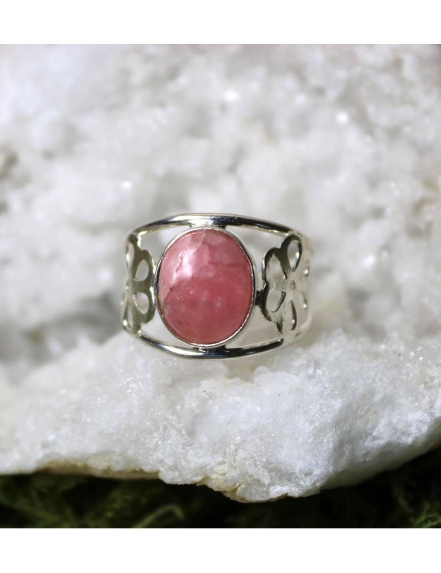 RHODOCHROSIRTE Bague 1 en Argent T.55