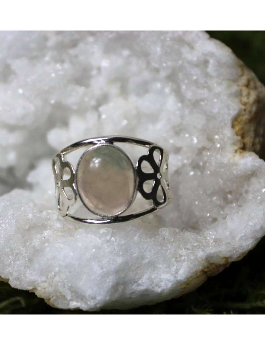 Fluorite  Bague 1 argent T.58