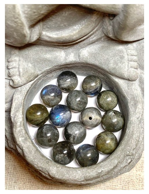 ?LABRADORITE Perles à l'unité 10mm ou en lot