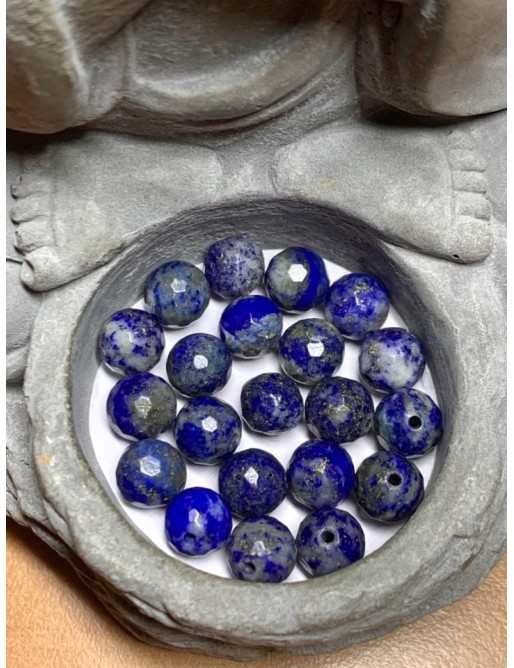 LAPIS-LAZULI Perles facettées 8mm à l'unité