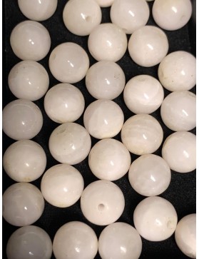 Manganocalcite perles 10mm à l'unité