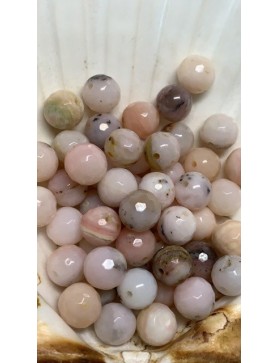 ?? Perles Opale rose facettée à l'unité ou en lot - 8mm