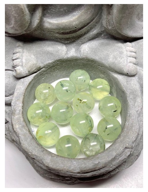 PREHNITE Perles à l'unité 10mm