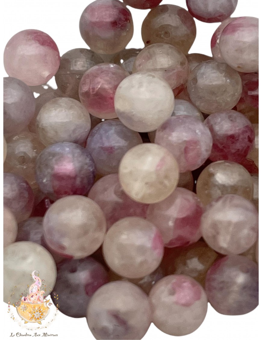 perles Rubellite unité 6mm