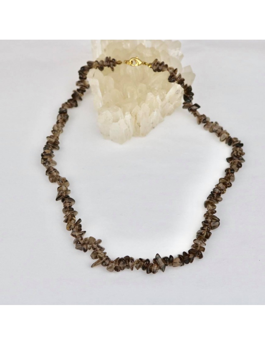 QUARTZ FUME Collier Chips